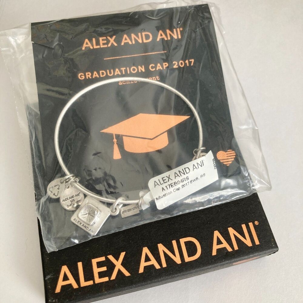 Alex and Ani Bracelet Graduation Cap Hat 2017 New with Gift Box